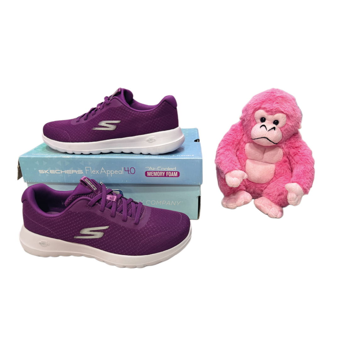 Tenis Skechers. Dama, 124661. Ciruela
